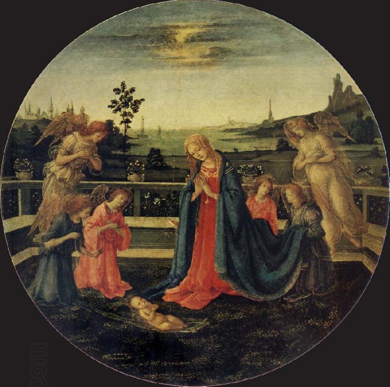 Filippino Lippi The Adoration of the Infant Christ China oil painting art
